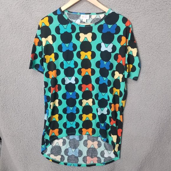 LULAROE Women's Minnie Mouse Head Tunic Top Size XXS - Picture 1 of 7
